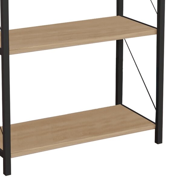 Biblioteca Jackrey Pako World Stejar 60x30x114 cm