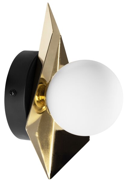 Toolight Instrument, lampă de perete 1xG9 APP1411-W, negru-auriu, OSW-08087