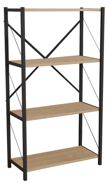 Biblioteca Jackrey Pako World Stejar 60x30x114 cm
