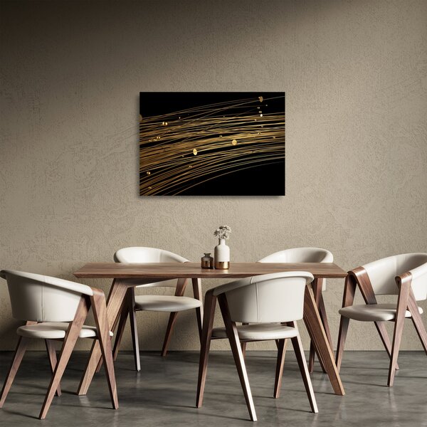 Tablou pe sticlă abstrat (70x50 cm)