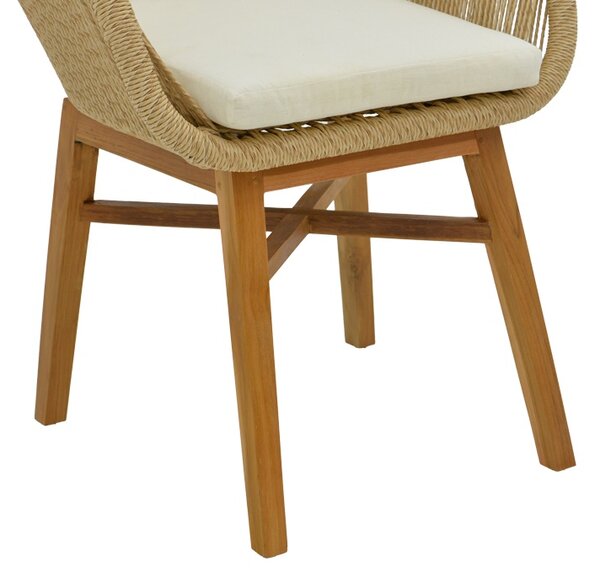 Fotoliu Kalie Boho Pako World Natural 60x61x80 cm
