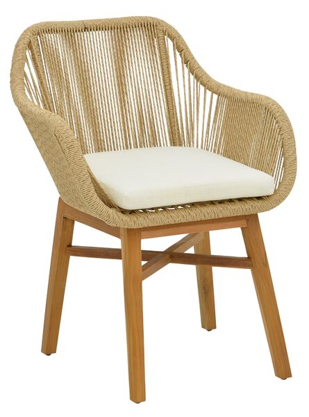 Fotoliu Kalie Boho Pako World Natural 60x61x80 cm