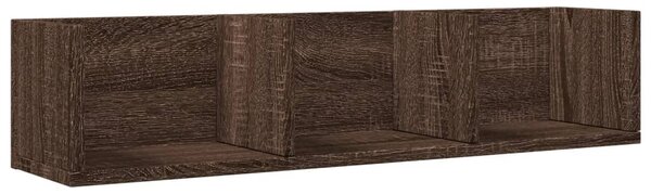 Dulap de perete, stejar maro, 75x18x16,5 cm, lemn compozit