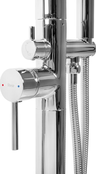 Baterie de podea Rea Flores Chrome
