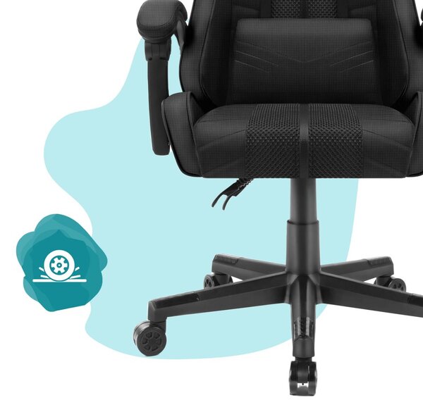 Scaun gaming pentru copii HC - 1004 negru