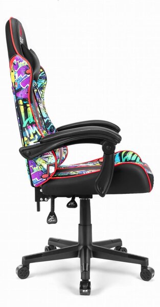Scaun gaming HC-1005 Graffiti culoare închisă