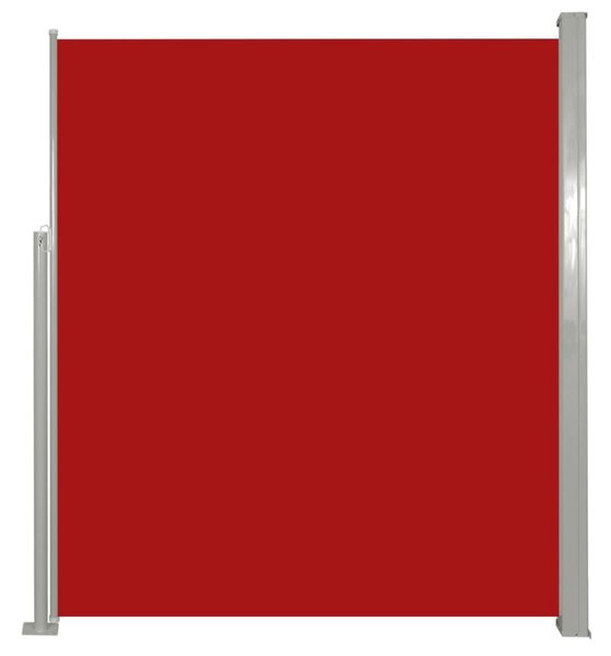 Copertină laterală pentru terasă/curte, roșu, 180x300 cm