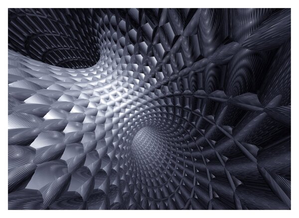 Tablou pe sticlă - Abstract 3D (70x50 cm)