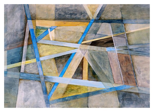 Tablou pe sticlă - Abstract (70x50 cm)