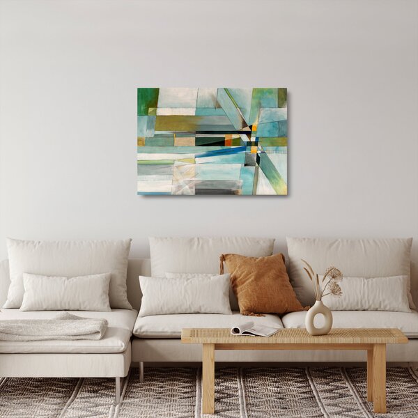 Tablou pe sticlă - Abstract (70x50 cm)