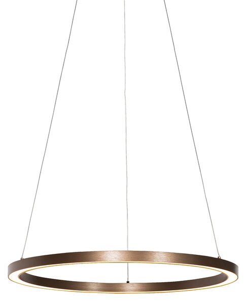 Lampă suspendată din bronz 60 cm cu LED reglabil în 3 trepte - Girello