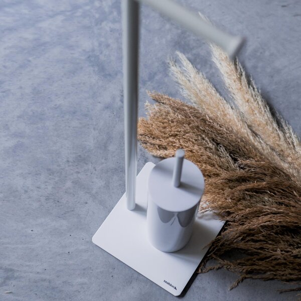 Sealskin Tube suport cu perie wc alb 800289