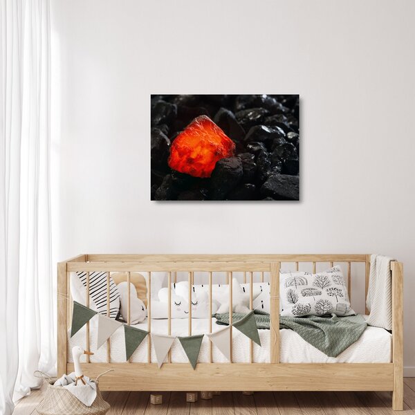 Tablou pe sticlă - Mineral strălucitor (70x50 cm)