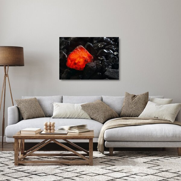 Tablou pe sticlă - Mineral strălucitor (70x50 cm)