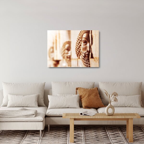 Tablou pe sticlă - Relief persan (70x50 cm)