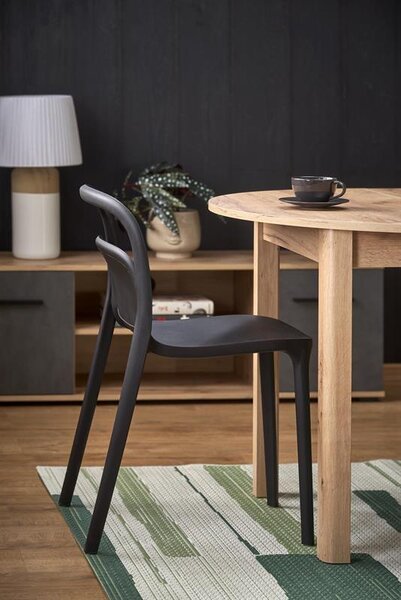 Masă de sufragerie extensibilă 102-142 cm Ralllon (stejar craft) (pentru 4 6 persoane). 1049297