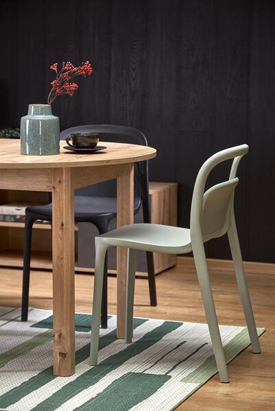 Masă de sufragerie extensibilă 102-142 cm Ralllon (stejar craft) (pentru 4 6 persoane). 1049297