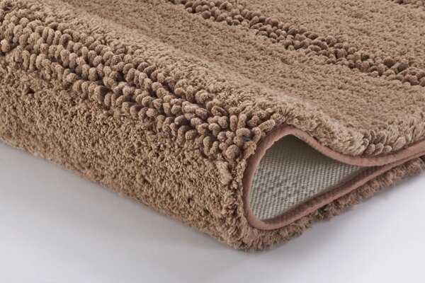 Kleine Wolke Monrovia covor de baie 100x60 cm dreptunghiular maro 4094287360