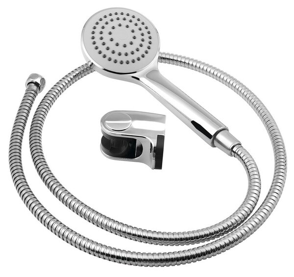 Aqualine Aqualine, set de duș BETTY, suport cu balamale, crom, 11453
