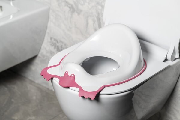 Aqualine Scaun toaleta pentru copii Aqualine, DUCK, roz, 366423