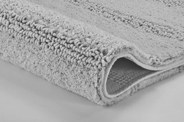 Kleine Wolke Monrovia covor de baie 100x60 cm dreptunghiular gri 4094977360