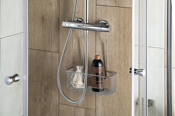 Aqualine Aqualine, poliță de duș suspendată CHROM LINE, pentru robinet, crom, 37006