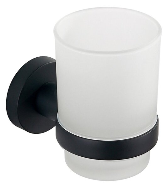 Aqualine Aqualine, ceașcă SAMBA, pahar de lapte, negru, SB204