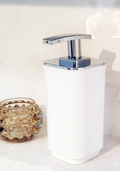 Aqualine Aqualine, dozator de săpun pe picioare SEVENTY, alb, 638222