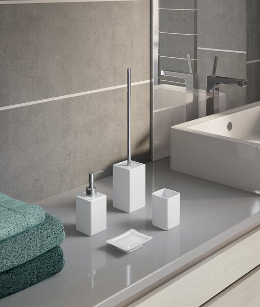 Aqualine Aqualine, perie de toaletă VERBENA pentru picioare, ceramică, VE33