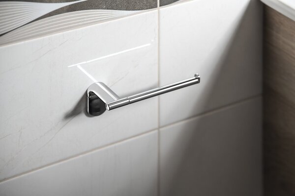 Aqualine Aqualine, suport hârtie igienică ZERO fără capac, crom, ZE017