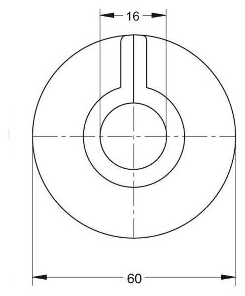 Bonomini Bonomini, Capac conductă radiator, diametru 16 mm, ABS/alb, 9930DN16B0