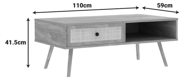 Set mobilier studenti coltar reversibil extensibil, masuta de cafea si comoda TV, 3 buc, Flux, Stejar, 236x164x88 cm