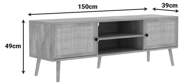 Set mobilier studenti coltar reversibil extensibil, masuta de cafea si comoda TV, 3 buc, Flux, Stejar, 236x164x88 cm