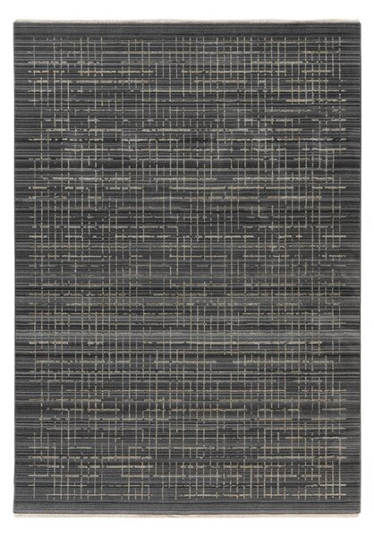 Covor VOGUE 704, 160x230 cm, forma dreptunghiulara, poliester, gri