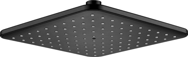Deante Neo Boro, cap de duș cu efect de ploaie 1 funcție 201x201mm, negru mat, NER_N38K