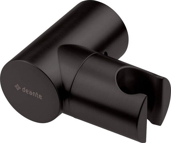 Deante Suport rotund, rotund pentru cap de duș de mână, negru mat, DEA-ANO_N21U