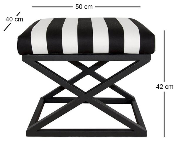 Taburete Capio (negru + alb). Promo -20%. 1153804