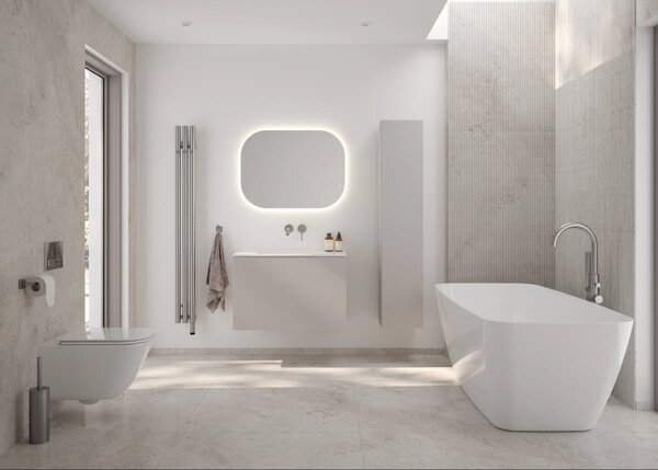 Oltens Hadsel vas wc agăţat fără margine alb lucios 42039000