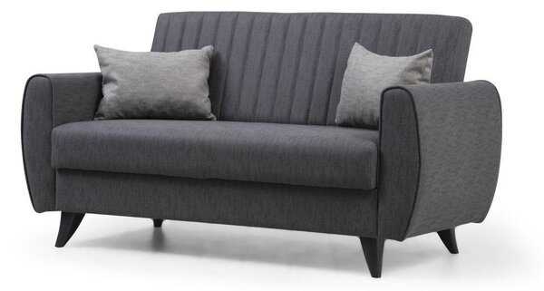 Canapea extensibila cu 2 locuri Alkon cu Lada de Depozitare, 158x86x77 cm