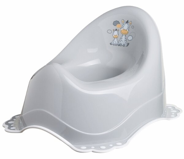 BISK Erga 4 KIDS, olita pentru copii ZEBRA cu cauciuc antiderapant, gri, ERG-08317