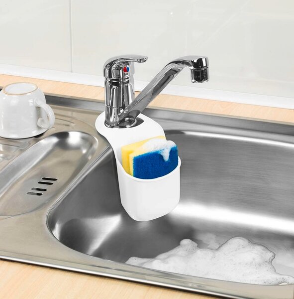 BISK Erga Basic, suport pentru burete din silicon pentru chiuveta 100x4x195 mm, turcoaz, ERG-07892