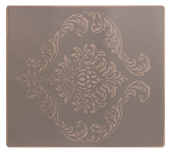 BISK Erga Basic, prosop de bucătărie din microfibră cu model baroc 450x400x5 mm, maro, ERG-03750