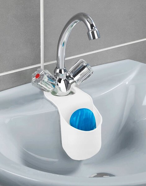 BISK Erga Basic, suport pentru burete din silicon pentru chiuveta 100x4x195 mm, turcoaz, ERG-07892
