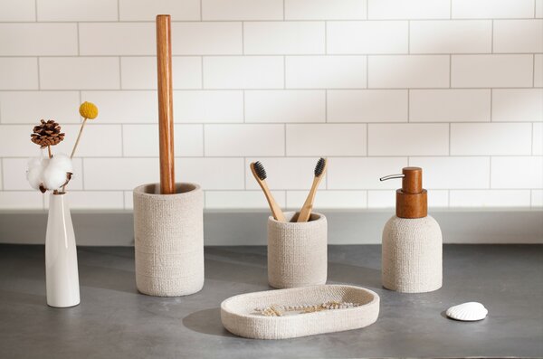 BISK Erga Craft, dozator de săpun stand-up, taupe, ERG-08566