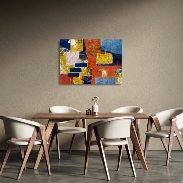 Tablou pe sticlă - Abstract (70x50 cm)