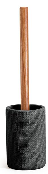 BISK Erga Craft, perie de toaletă pe picioare, negru mat, ERG-08572