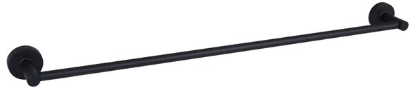 BISK Erga FOR YOU, suport pentru prosoape 1 rând 600 mm, negru mat, ERG-08259