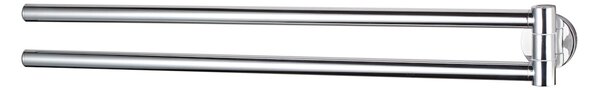 BISK Erga FOR YOU, suport pivotant pentru prosoape cu 2 brate 470 mm, crom, ERG-04751