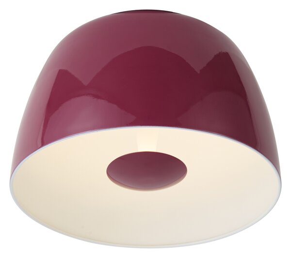 Lampă de tavan retro roșie cu interior alb, inclusiv LED reglabil în 3 trepte - Vera