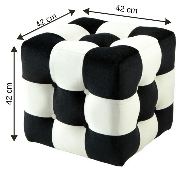 Taburete Pacty (negru + alb). Promo -22%. 1153825
